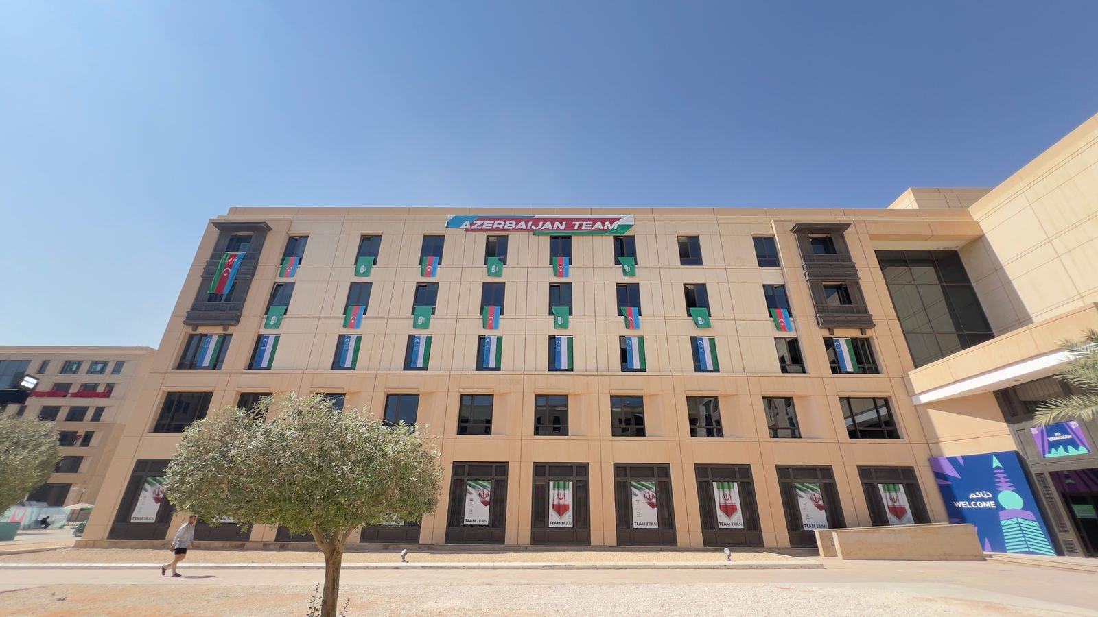 Milli Olimpiya Komitəsinin rəsmiləri Ər-Riyadda Atletlər kəndində olublar